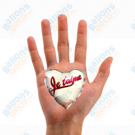 Ballons Coeur Je t'aime Mini X5 Amour St Valentin