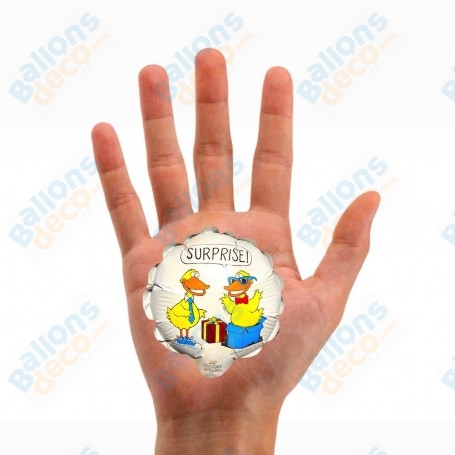 Ballons Canards Jaunes Surprise Mini X5