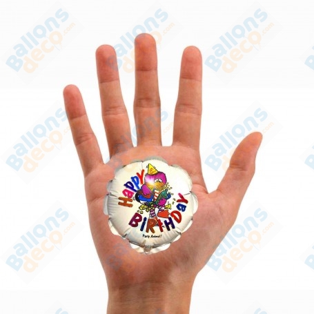 Ballons Happy Birthday Clown Mini X5