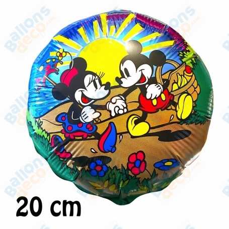 Ballon Mickey et Minnie Vintage gonflage Air Rond, Décorations ballons pour anniversaire.