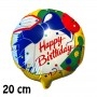 Ballon Happy Birthday Ballons Vintage Air Blanc