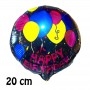 Ballon Happy Birthday Ballons Vintage Air Noir