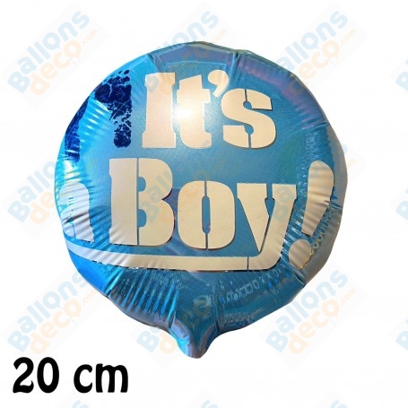 Ballon C'est un Garçon Vintage Air Pieds Bleu