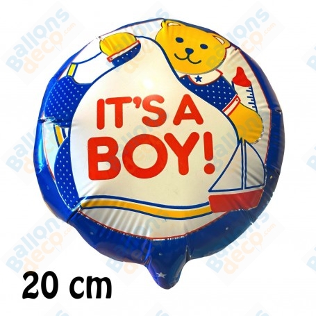 Ballon C'est un Garçon Ourson Vintage Air