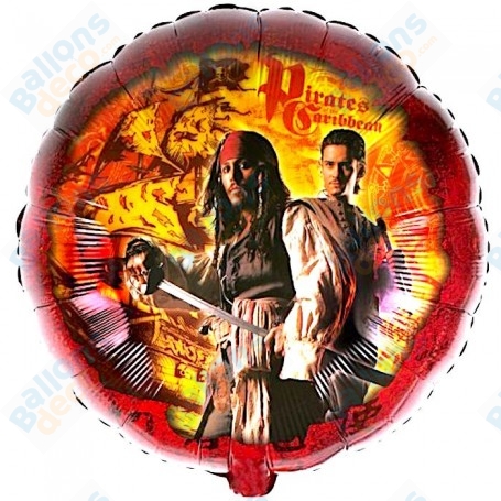 Ballon Pirates des Caraïbes Disney Anagram, Décorations ballons pour anniversaire.