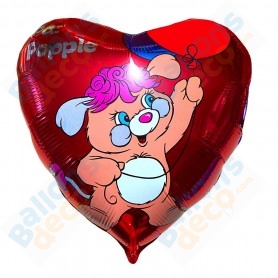 Ballons Pucca en Grappe Rouge Noir 