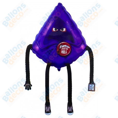 Ballon Monstre Violet Marcheur Vintage Halloween