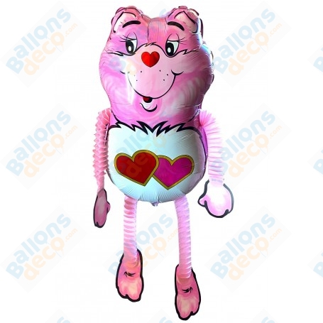 Ballon Bisounours Rose Marcheur Vintage CTI Care Bears