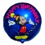 Ballon Mickey Happy Birthday Chapeau Disney Vintage