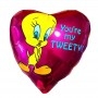 Ballon Titi Coeur Rose Les Looney Tunes Vintage