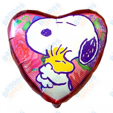 Ballon Coeur Snoopy Lovely Vintage
