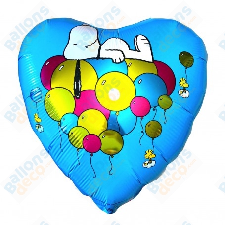 Ballon Coeur Snoopy Ballons Vintage