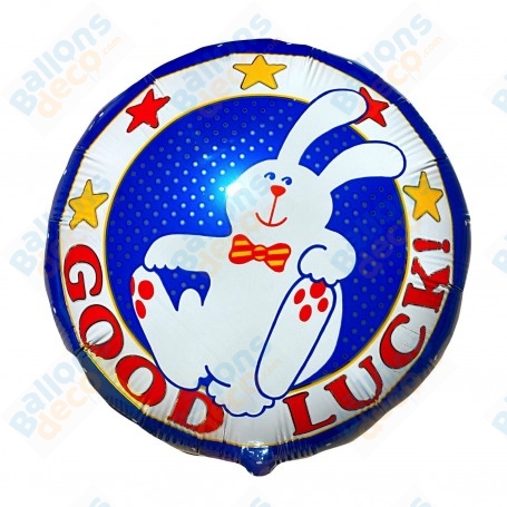 Ballon Lapin Blanc Bonne Chance
