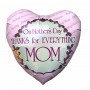Ballon Mother's Day Coeur Rose Pale  Fête des mères