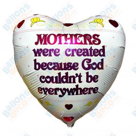 Ballon Mothers Were Created Coeur Message