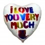 Ballon I Love You Very Much Peinture