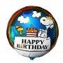 Ballon Snoopy Happy Birthday Gateau