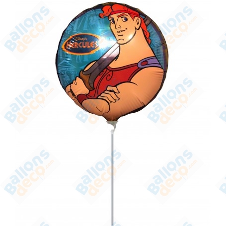 Ballon Hercule Sur Tige Disney, Décorations ballons pour anniversaire.