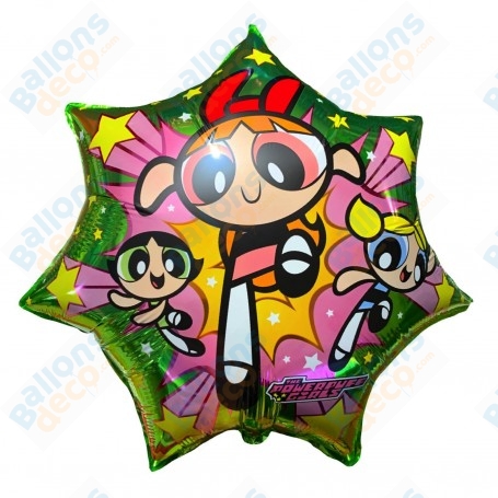 Ballon Les Supers Nanas Étoile Verte Vintage