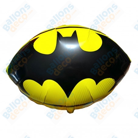 Ballon Batman Logo Jaune et Noir Disney Marvel