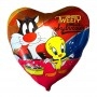 Ballon Titi et Grosminet Douche Coeur, Décorations ballons pour anniversaire, Le Looney Tunes