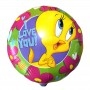 Ballon Titi i Love You Fleurs Rose Looney Tunes Vintage
