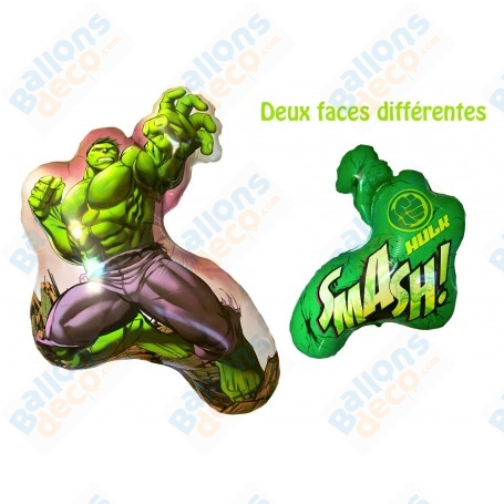 Ballon Hulk Marvel 2 Faces Différentes Disney