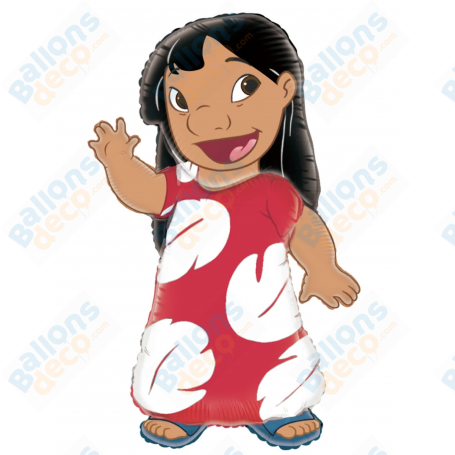 Ballon Lilo et Stitch Forme 100 cm Disney, Décorations ballons pour anniversaire.