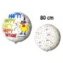 Ballon Canard Happy Birthday 80 cm