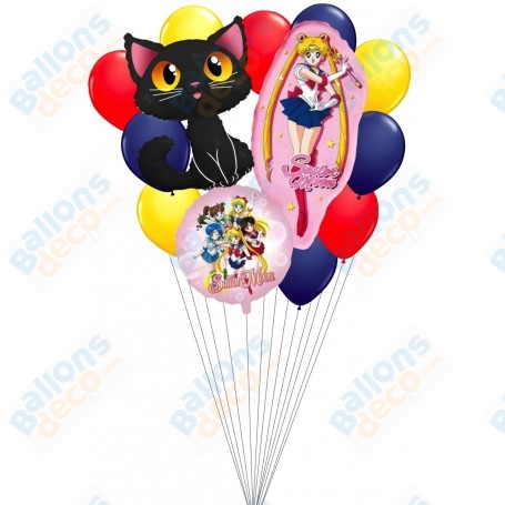 Ballon Sailor Moon en Grappe Luxe