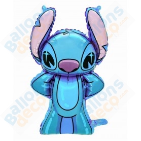 2 ballons Stitch - Ballon aluminium - Sans hélium - Disney - Lilo et Stitch  - 2 pièces