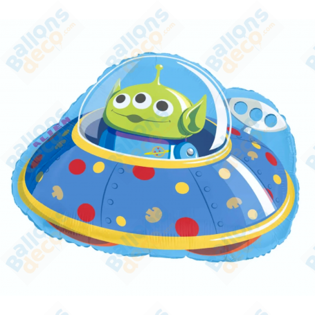 Ballon Martien Planet Pizza Toy Story Disney Pixar, décorations ballon anniversaire.