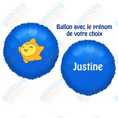 Ballon Étoile Star Wish Avec prénom Disney, décorations ballon anniversaire Disney.