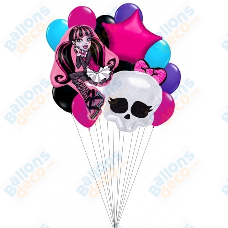Ballon Monster High en Grappe de Luxe Anniversaire