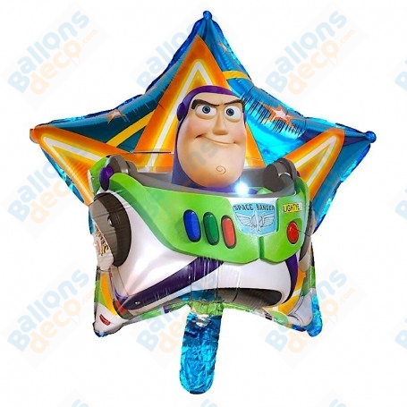 Ballon Toy Story 4 Etoile Buzz L'éclair Disney, décorations ballon anniversaire Pixar.