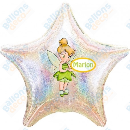 Ballon Fée Clochette Animator Personnalisable 1 face, Décorations ballons pour anniversaire.