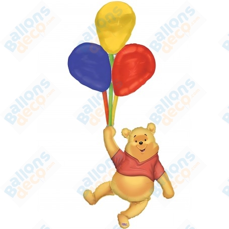 Ballon Winnie L'Ourson Grappe de Ballons Disney, Décorations ballons pour anniversaire.