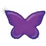 Ballon Papillon Violet Holographique