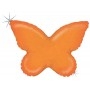 Ballon Papillon Orange Holographique