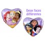 Ballon Coeurs des Princesses Disney Lilas Anniversaire