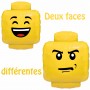 Ballon Tête de Lego 2 Faces Anniversaire