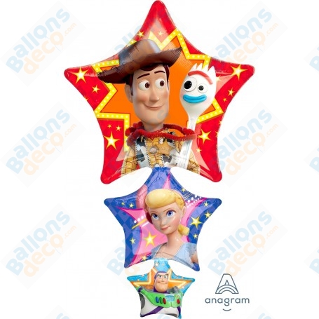 Ballon Toy Story 4 Étoiles Disney Pixar décorations ballons anniversaire.