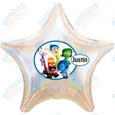 Ballon Vice-Versa Personnalisable Disney Anniversaire 1 face, Décorations ballons pour anniversaire.