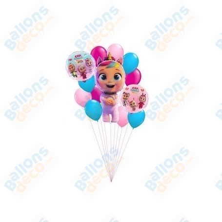 Ballons Cry Babies en Grappe