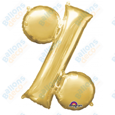 Ballon Pourcentage Or Soldes, Black Friday