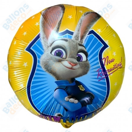 Ballon Judy Hopps Zootopie Disney, Décorations ballons pour anniversaire.