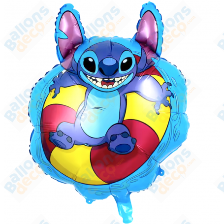 Ballon Stitch dans une Bouée Anniversaire Disney, Décorations ballons pour anniversaire.