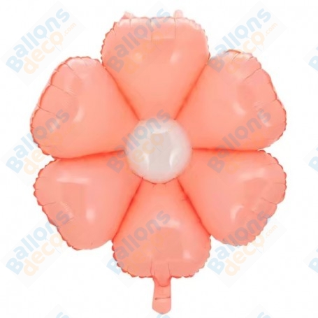 Ballon Marguerite Pêche 77cm