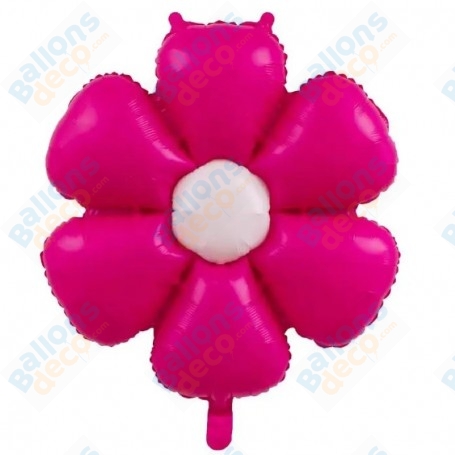 Ballon Marguerite Fuchsia 77cm Fleur