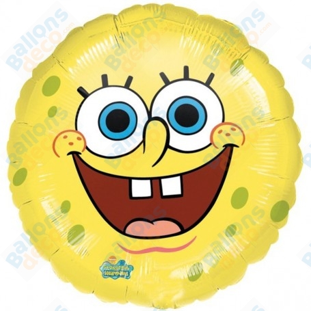 Ballon Bob L'éponge Rond De 45cm Anniversaire
